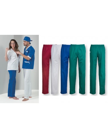 Pantalone Medico Unisex Elastico in Vita P12CMX