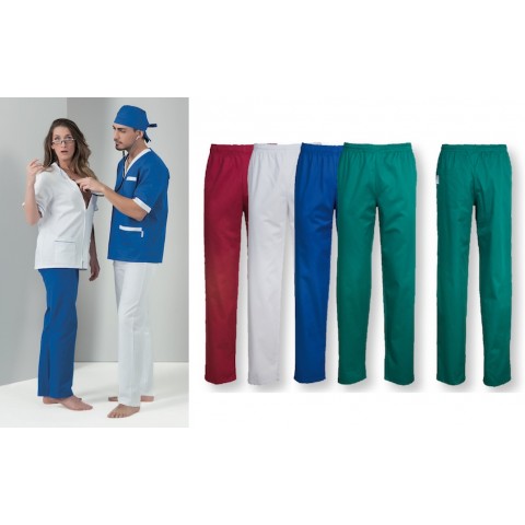 Pantalone Medico Unisex Elastico in Vita P12CMX